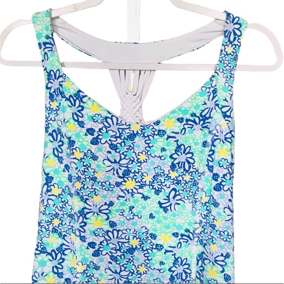 Lilly Pulitzer Floral Print Sun Dress W/ Built In Bra Size S. - Picture 3 of 6